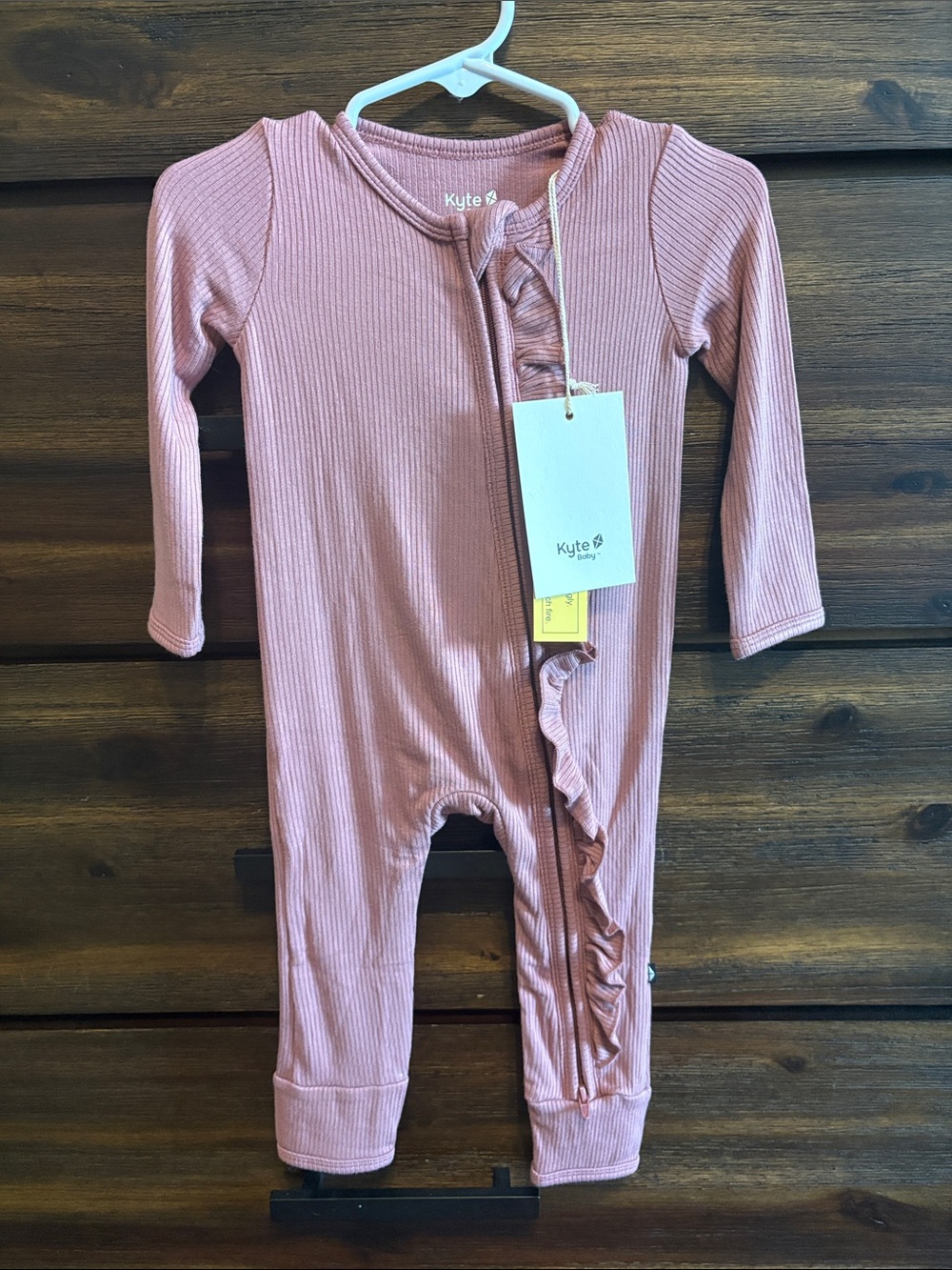 Kyte BABY Ruffle Zip Romper